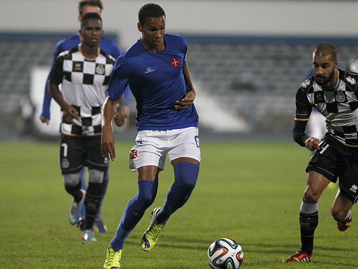 o jovem avançado brasileiro tem tido forte influência na boa campanha do Belenenses na Liga (foto: J. Trindade)