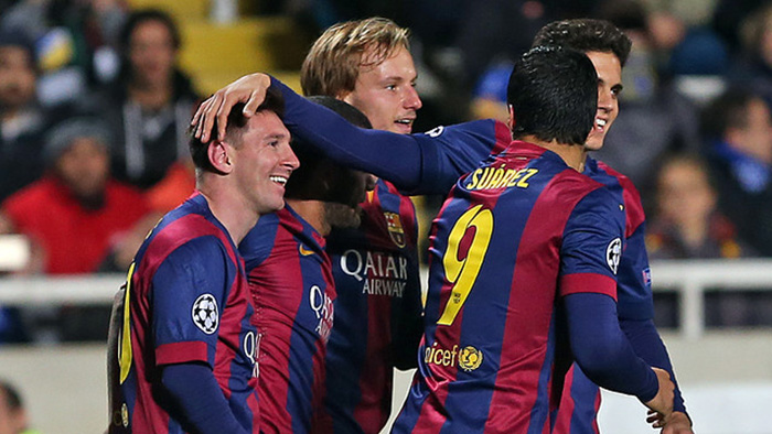 Messi: mais um hat-trick, mais um recorde (foto: FCB)