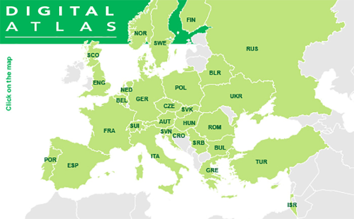 O Observatório do CIES disponibilizou o seu Atlas Digital 2014 do futebol europeu (fonte: CIES)