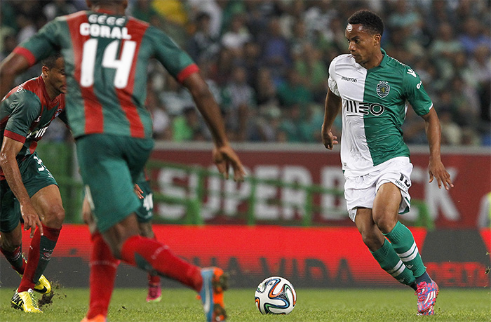 O peruano já havia sido o rei das assistências entre os "leões" na época passada e vai confirmando na época em curso o estatuto decisivo (foto: J. Trindade)
