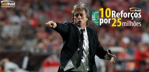 Sporting CP - 10 reforços por 25 milhões