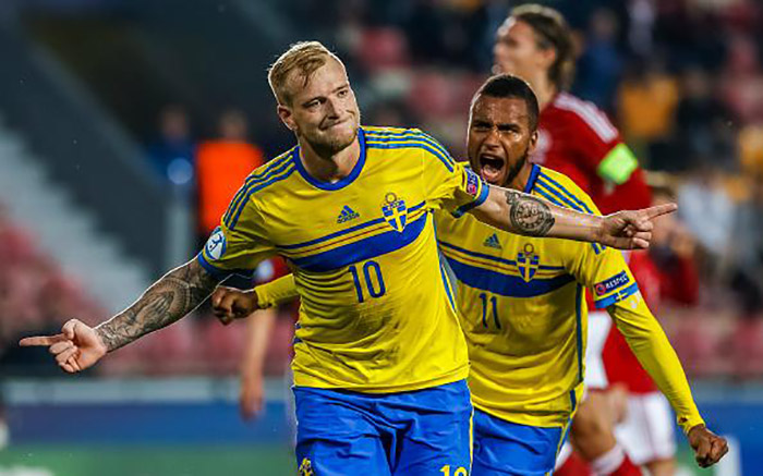 O potencial alvo leonino Guidetti é uma das armas suecas para a final