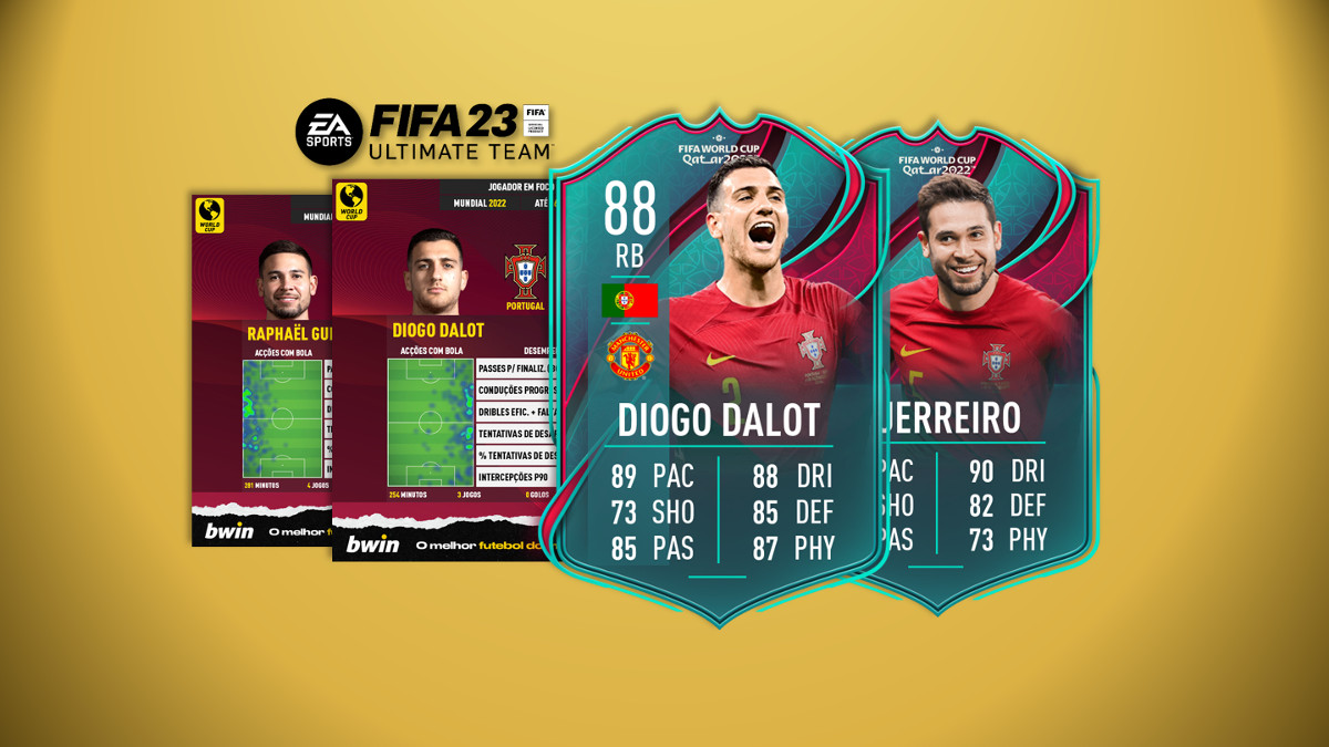 FIFA 23, Dalot e Guerreiro na equipa do Mundial 2022 ⭐️