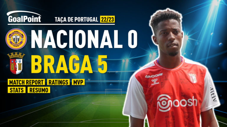 Nacional 🆚 Braga | Simon deixa insulares Banzados e “saca” 10