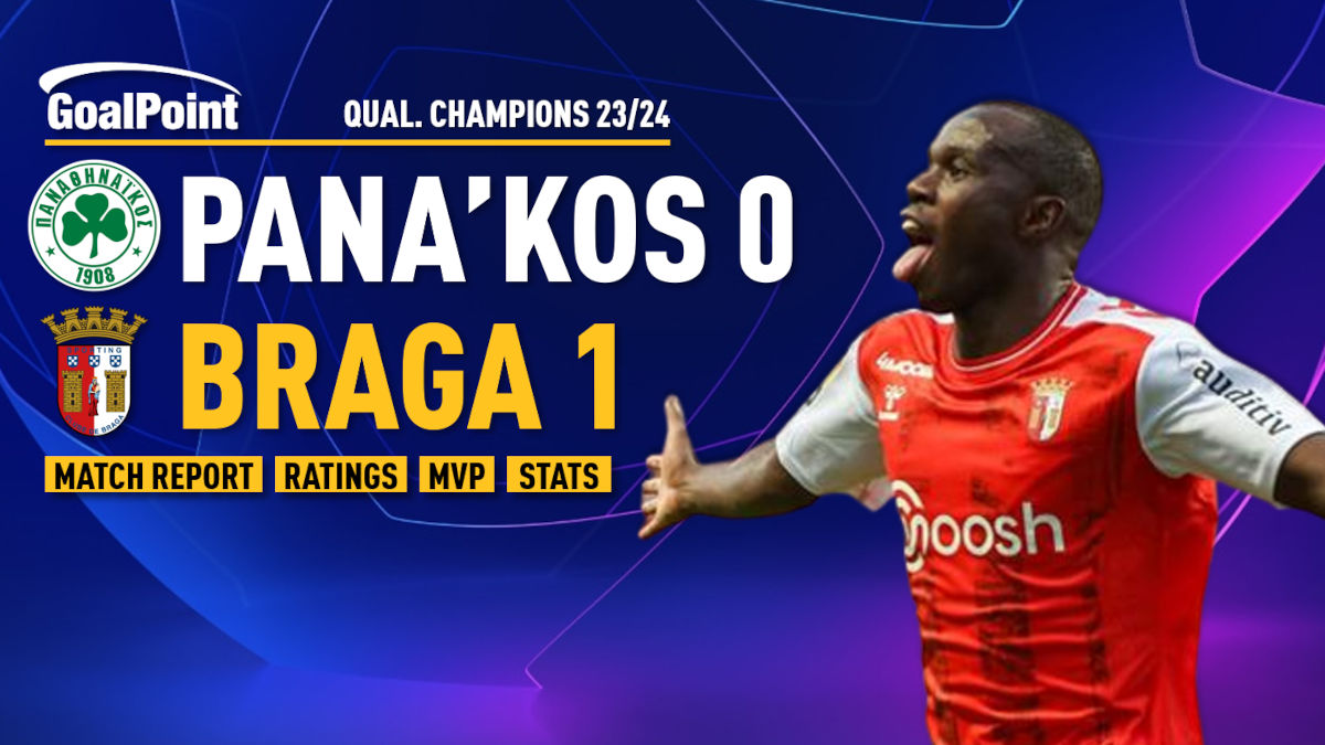 Panaitinakos x Braga por uma vaga na fase de grupos da Champions League