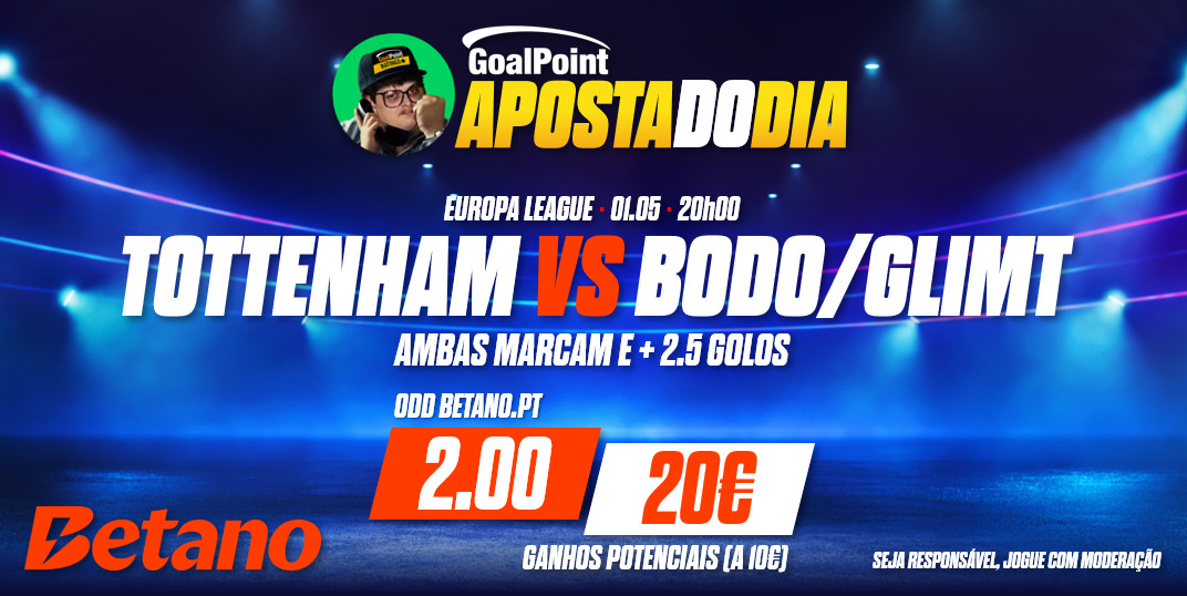 Aposta do Dia: Ambas marcam e mais de 2,5 golos