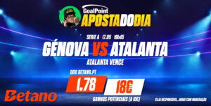 Aposta do Dia: Atalanta vence em Génova