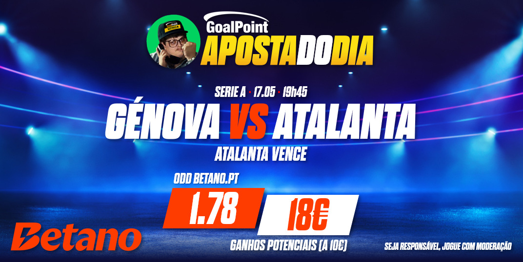 Aposta do Dia: Atalanta vence em Génova